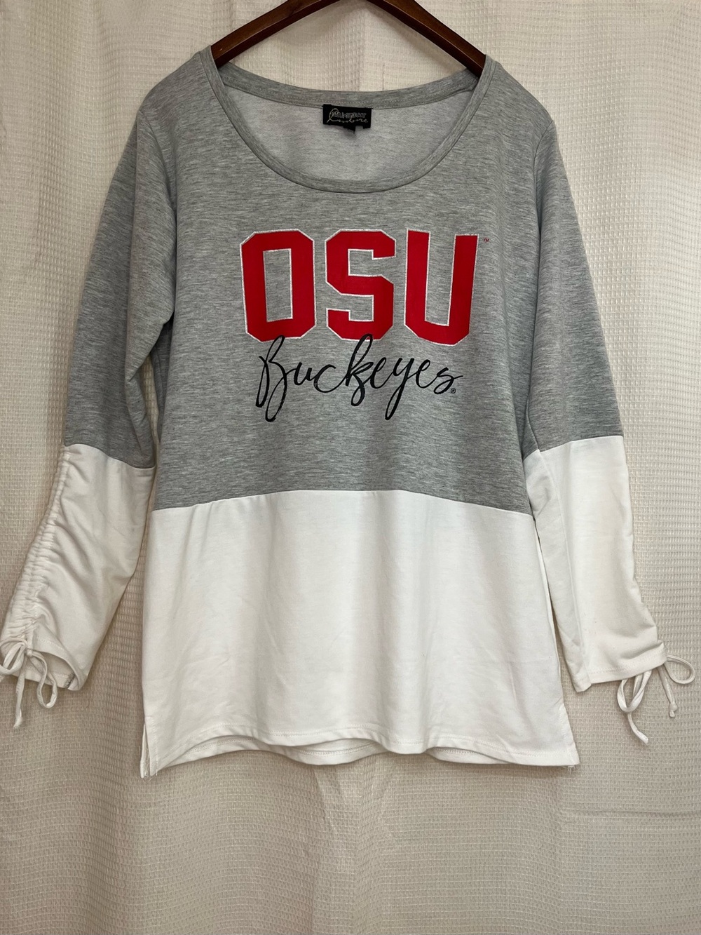 Gameday Couture Ohio State Buckeyes Women’s Large Colorblock Long Sleeve Top